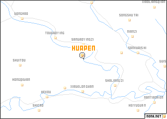 map of Huapen