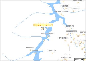 map of Huapidianzi