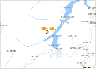 map of Huapigou