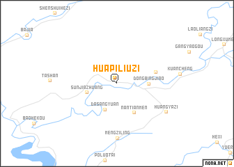 map of Huapiliuzi