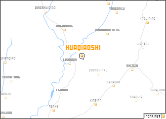 map of Huaqiaoshi