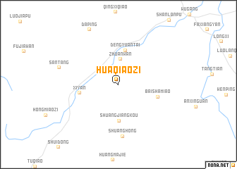map of Huaqiaozi