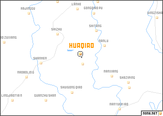 map of Huaqiao