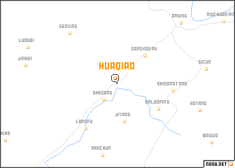 map of Huaqiao