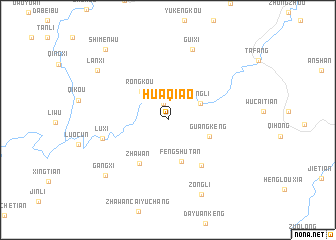 map of Huaqiao