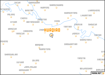 map of Huaqiao