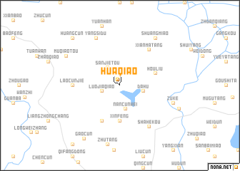 map of Huaqiao