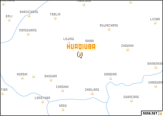 map of Huaqiuba