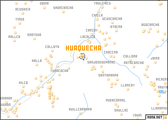 map of Huaquecha