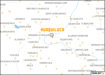 map of Huaquiluca