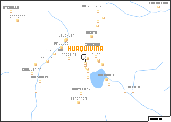 map of Huaquiviña