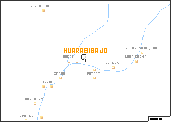 map of Huarabi Bajo