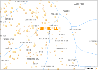 map of Huaracalla