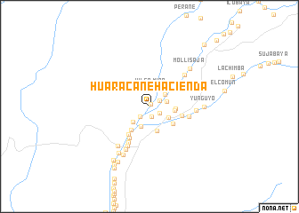 map of Huaracane Hacienda