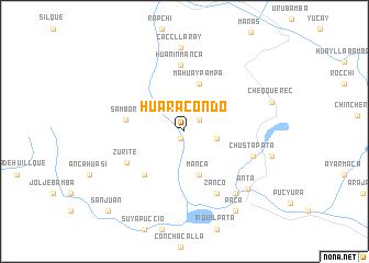 map of Huaracondo