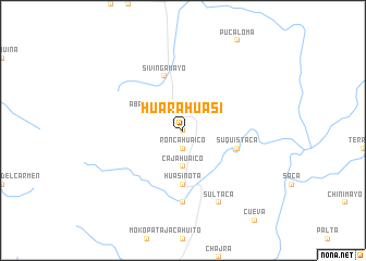 map of Huara Huasi