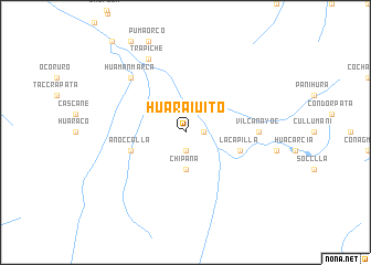 map of Huaraiuito