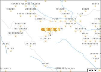 map of Huaranca