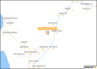 map of Huarangal