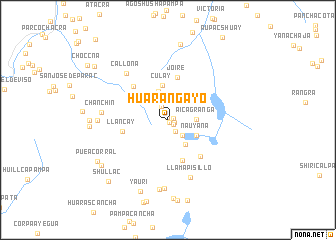 map of Huarangayo