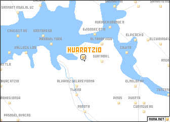 map of Huaratzio