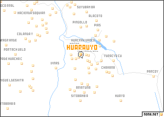 map of Huarauyo