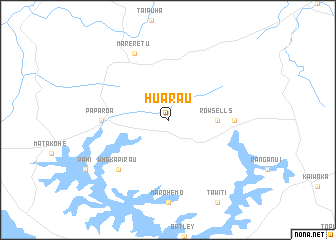 map of Huarau