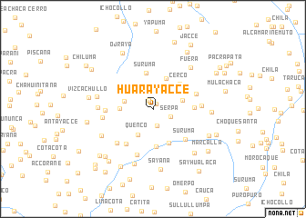 map of Huarayacce