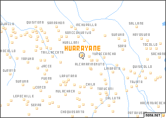 map of Huarayane