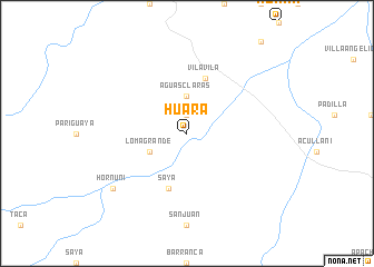 map of Huara