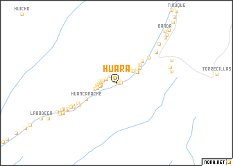 map of Huara