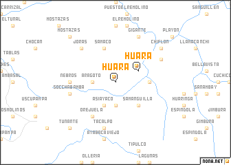 map of Huara