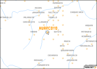 map of Huarcoyo