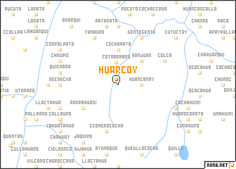 map of Huarcoy