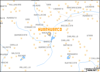 map of Huarhuarco