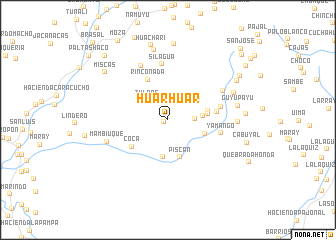 map of Huarhuar