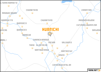 map of Huarichi