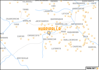 map of Huaripalla