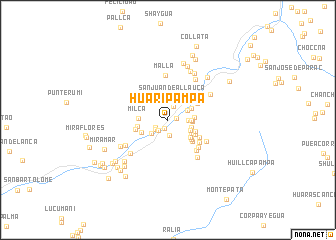 map of Huaripampa