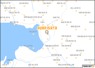 map of Huarisata