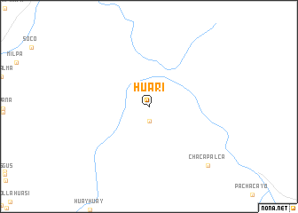 map of Huari