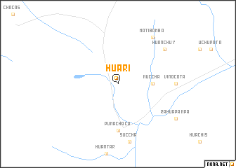 map of Huari