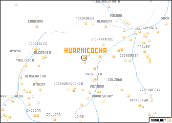 map of Huarmicocha