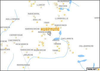 map of Huarmune