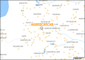 map of Huaro Cancha