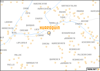 map of Huaroquin