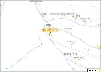 map of Huaroto