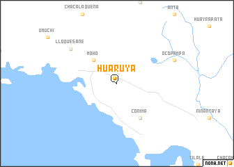 map of Huaruya