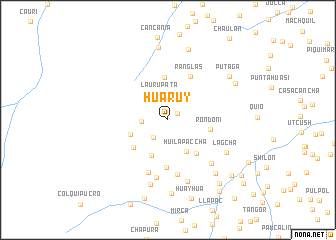 map of Huaruy