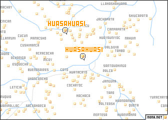 map of Huasahuasi